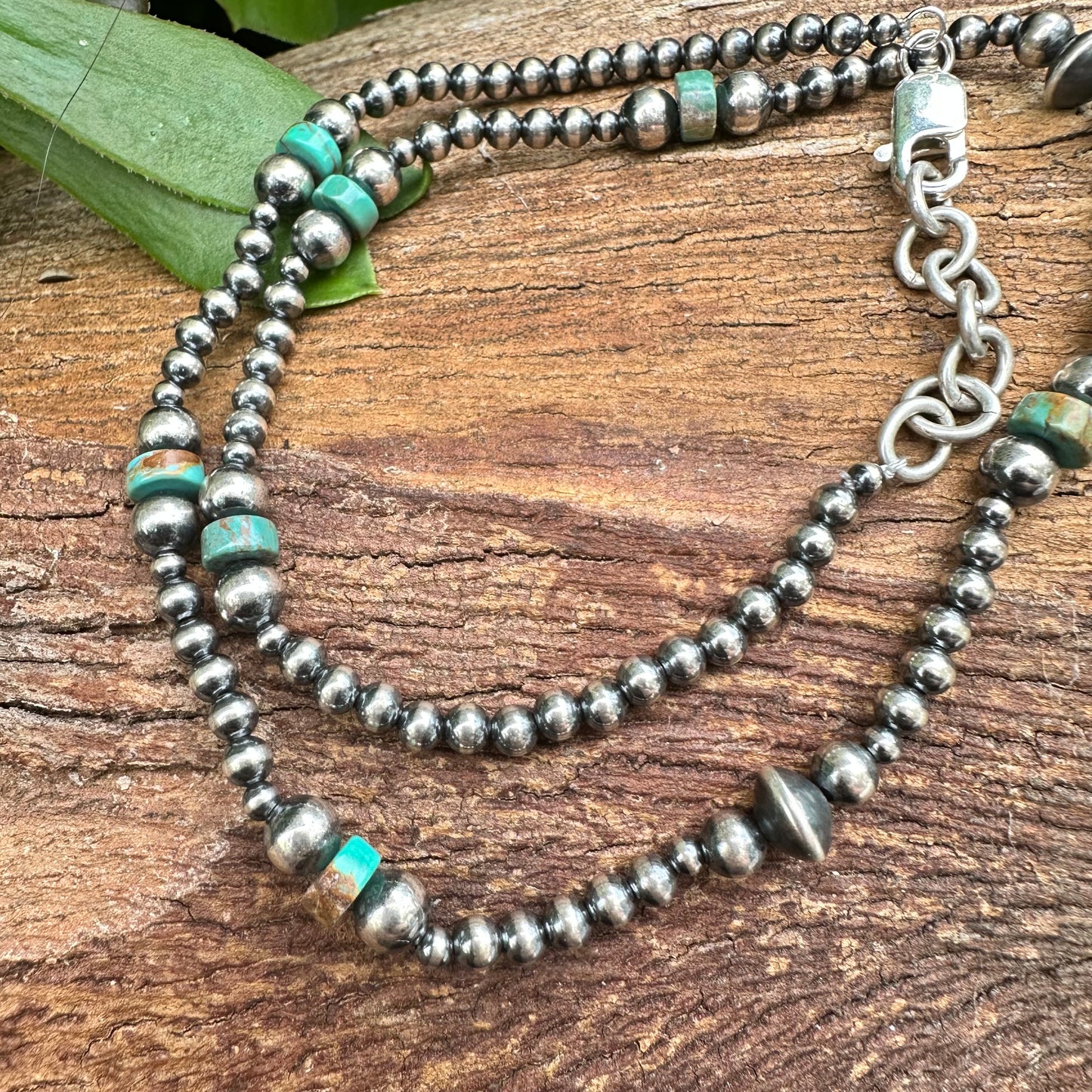 N0707 Navajo Pearls Necklace (18”-20”)