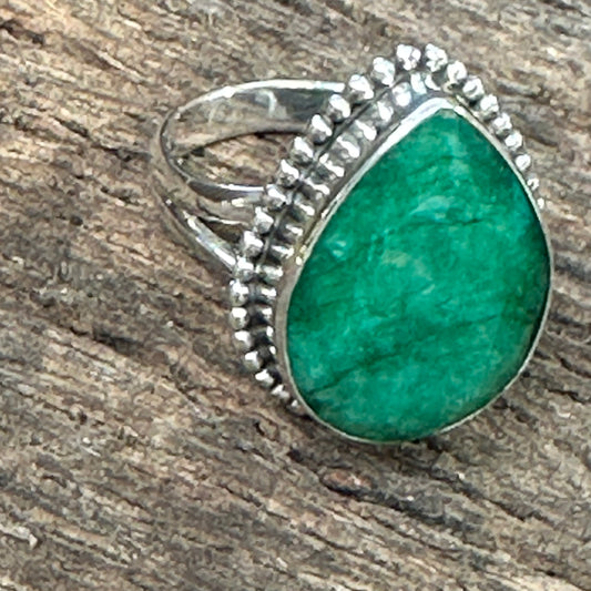 R0186. Beryl Green Ring