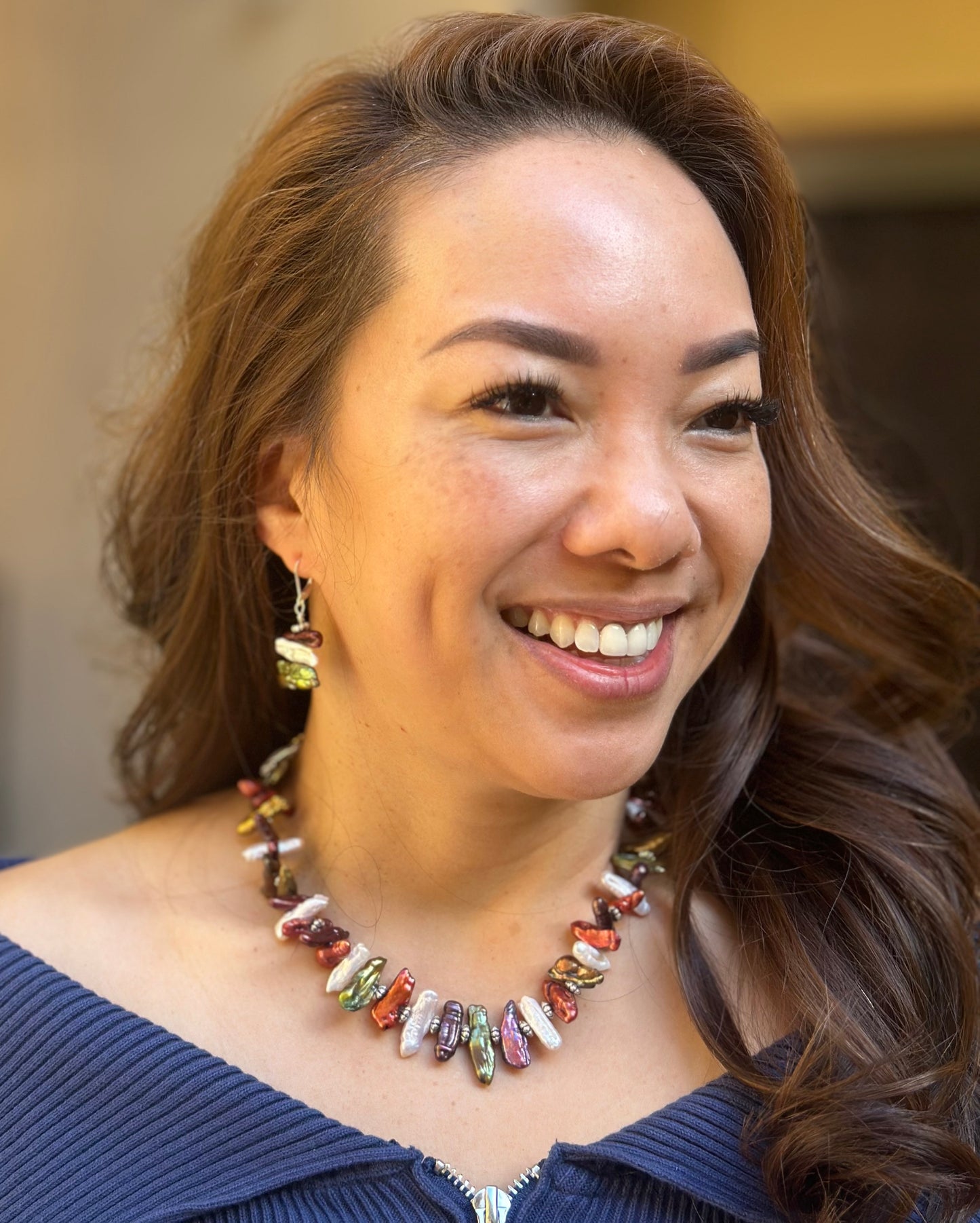 Summer Pearl Necklace (18”-20”)