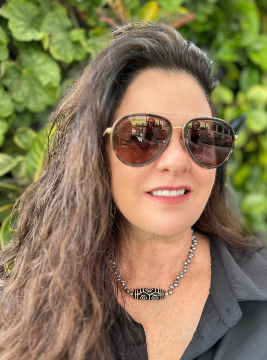 Pearl Agate Necklace