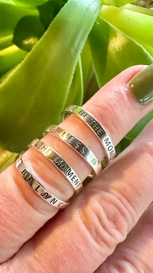 Balance Sterling Silver Ring