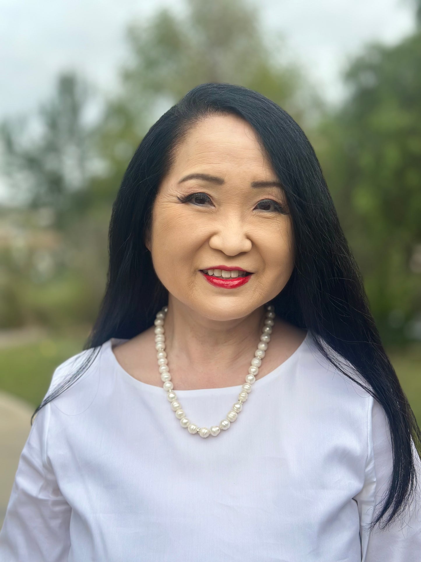 Pearl Sterling Necklace (20”-22”)