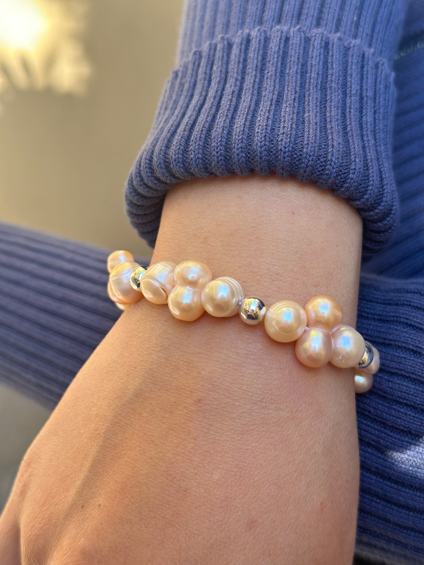 Pearl Sterling Necklace (18”-20”)