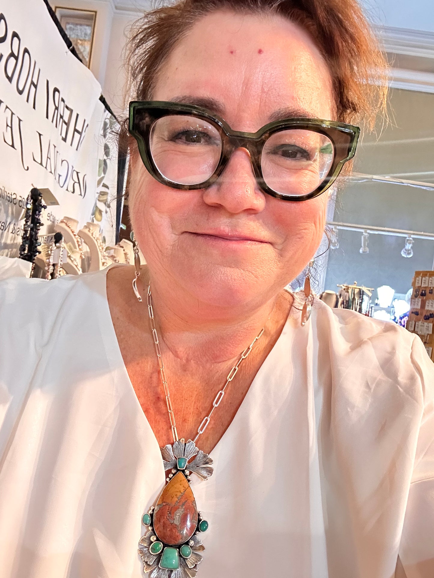 Sterling Silver Paperclip Necklace