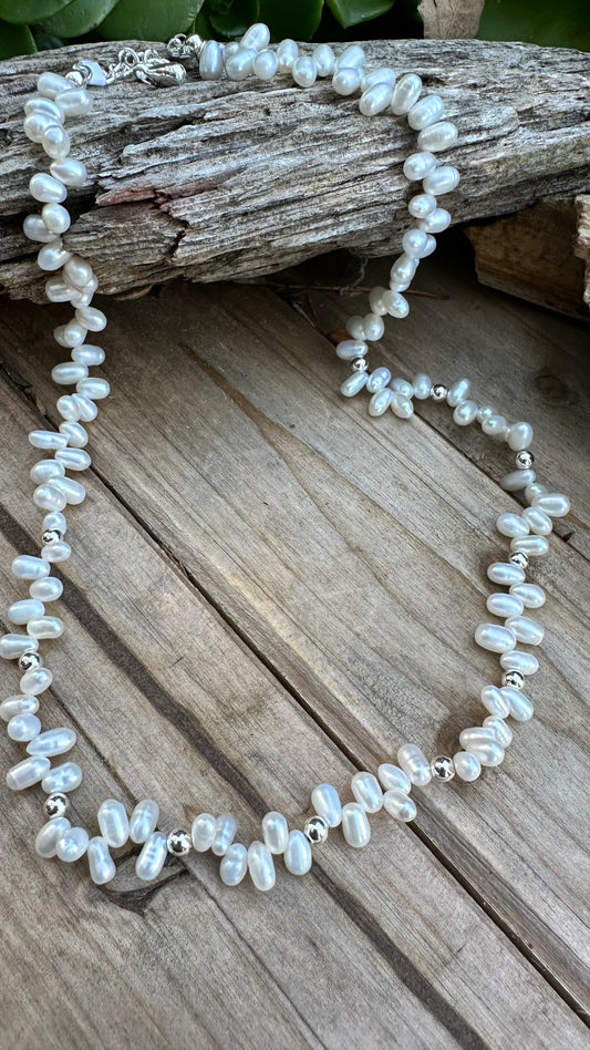 N0726 Cultured Pearl Necklace (18”-20”)