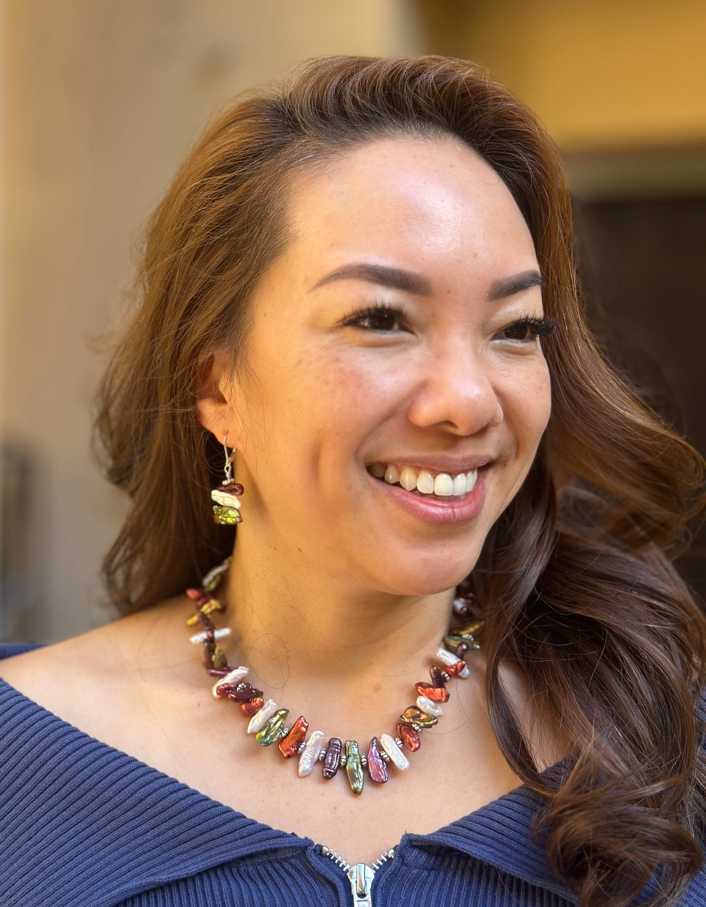 Summer Pearl Necklace (18”-20”)