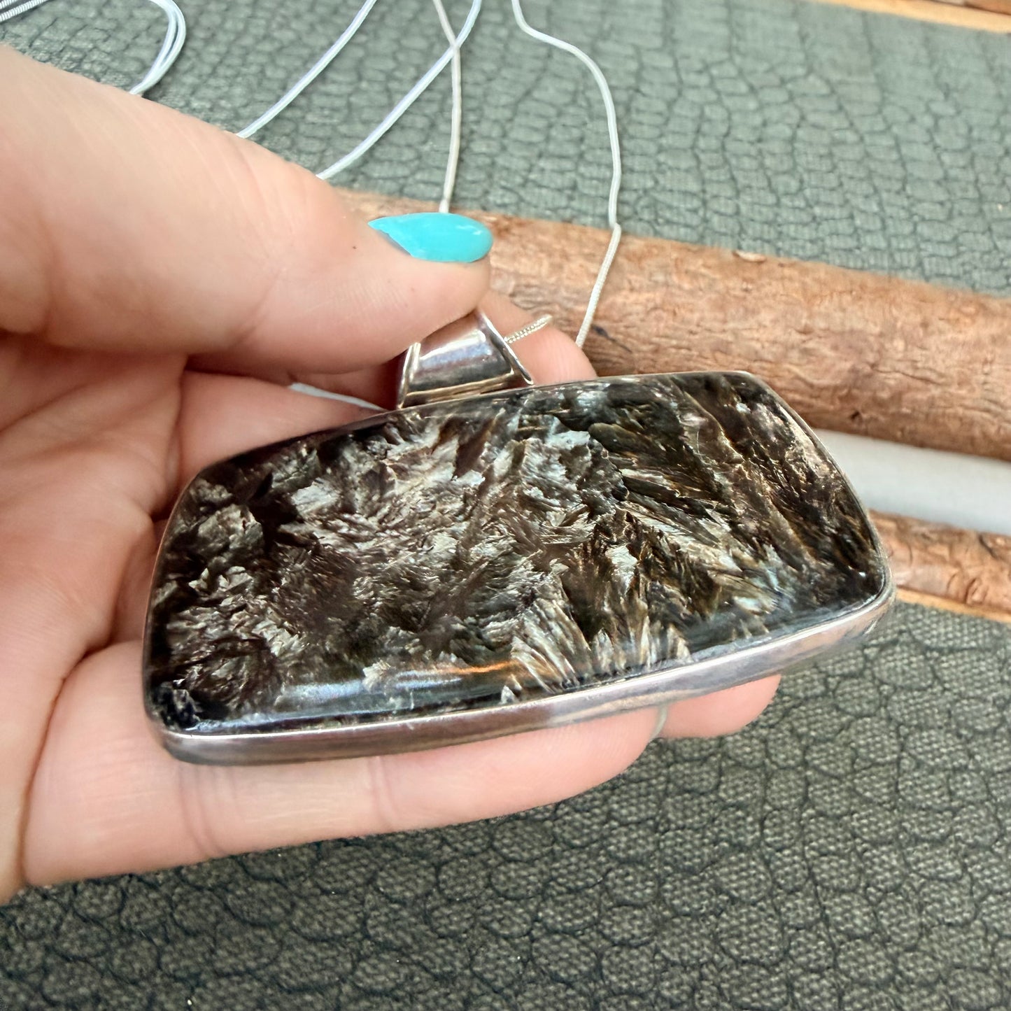Sale - Statement Mohawkite Sterling Silver (18”)