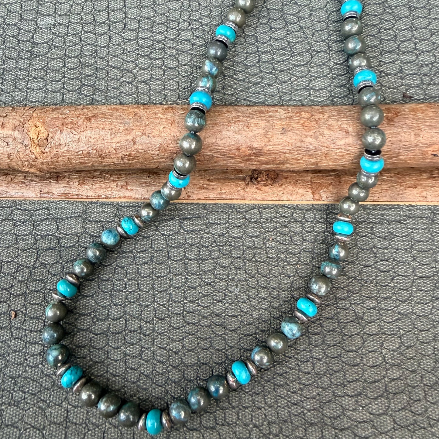 Sale - 18”-20”  Hematite Agate Necklace