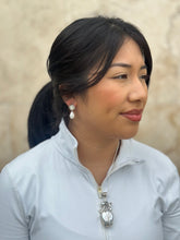 Load image into Gallery viewer, Pearl Earrings 2”

