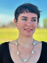 Load image into Gallery viewer, Baroque Pearl Sterling Necklace (22&quot;-24&quot;)
