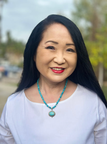 Turquoise Navajo Pearls Necklace (18”-20”)