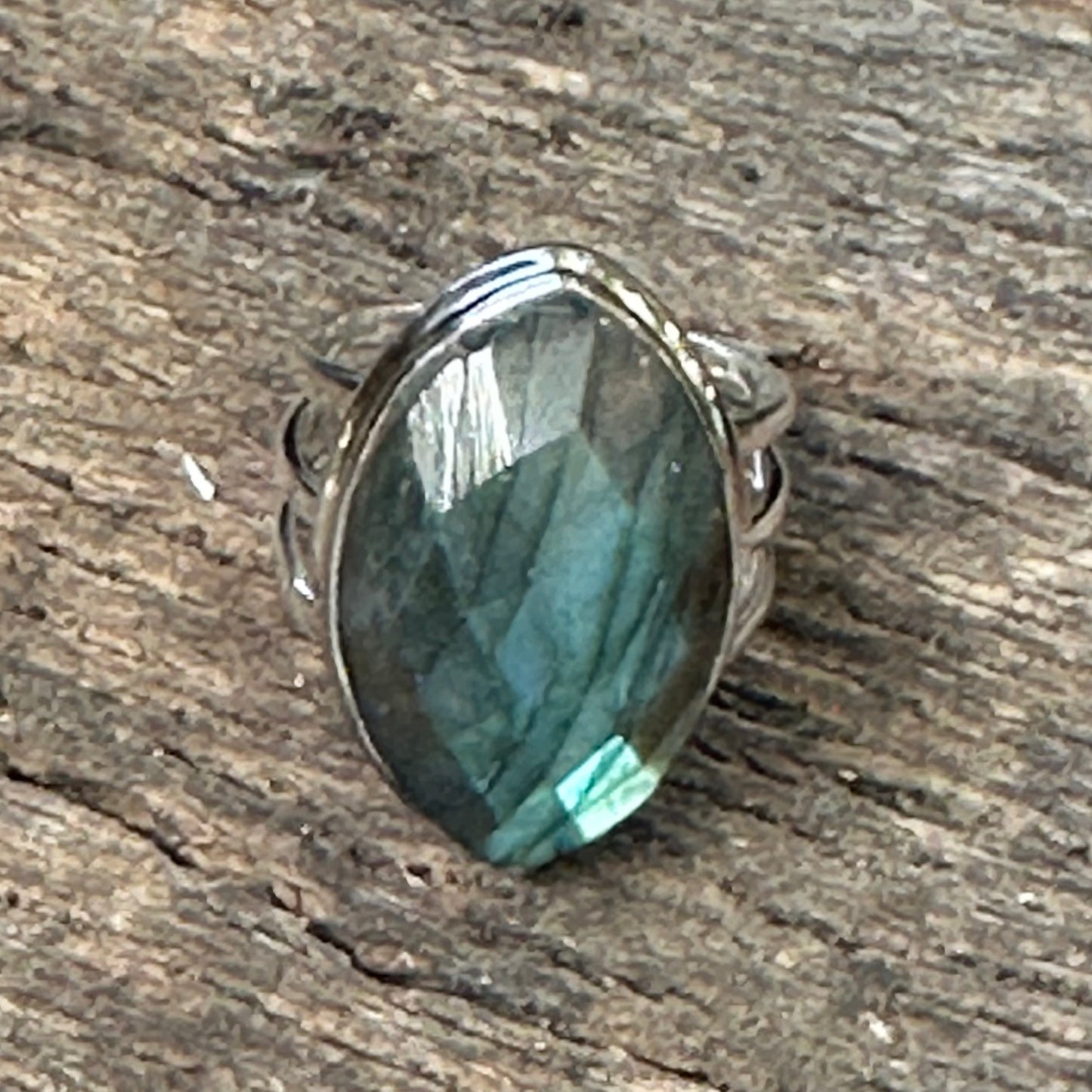 R0181.  Labradorite Statement Ring