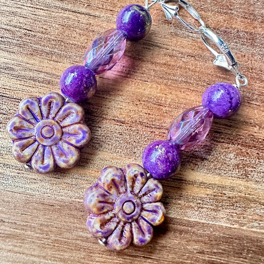 Spring Flower Earrings (2.3”)
