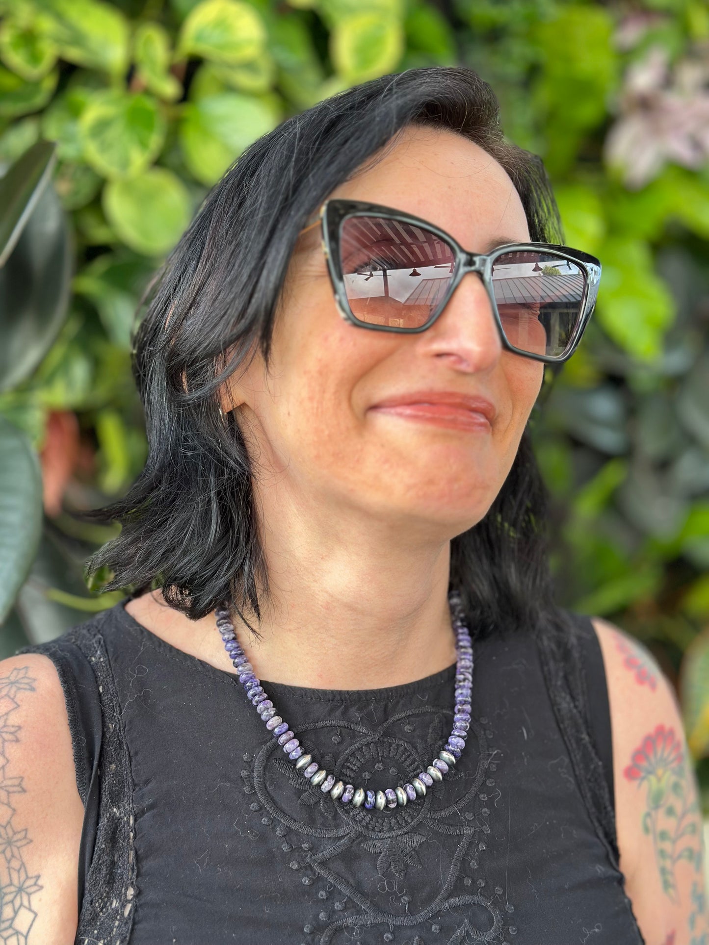 Charoite Navajo Pearls