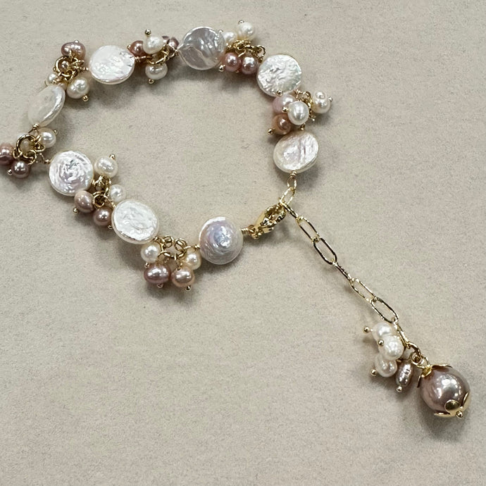 Pearl Gold Bracelet