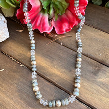 Load image into Gallery viewer, 18”-20” Labradorite Quartz Necklace
