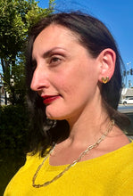 Load image into Gallery viewer, E0734 Gold Earrings (2.1”)
