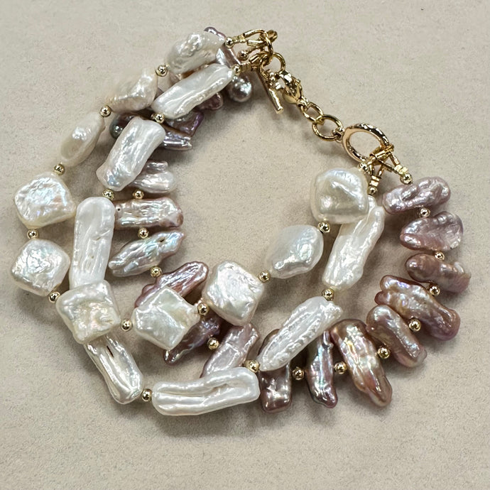 Pearl Gold Bracelet