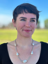 Load image into Gallery viewer, Baroque Pearl Sterling Necklace (22&quot;-24&quot;)
