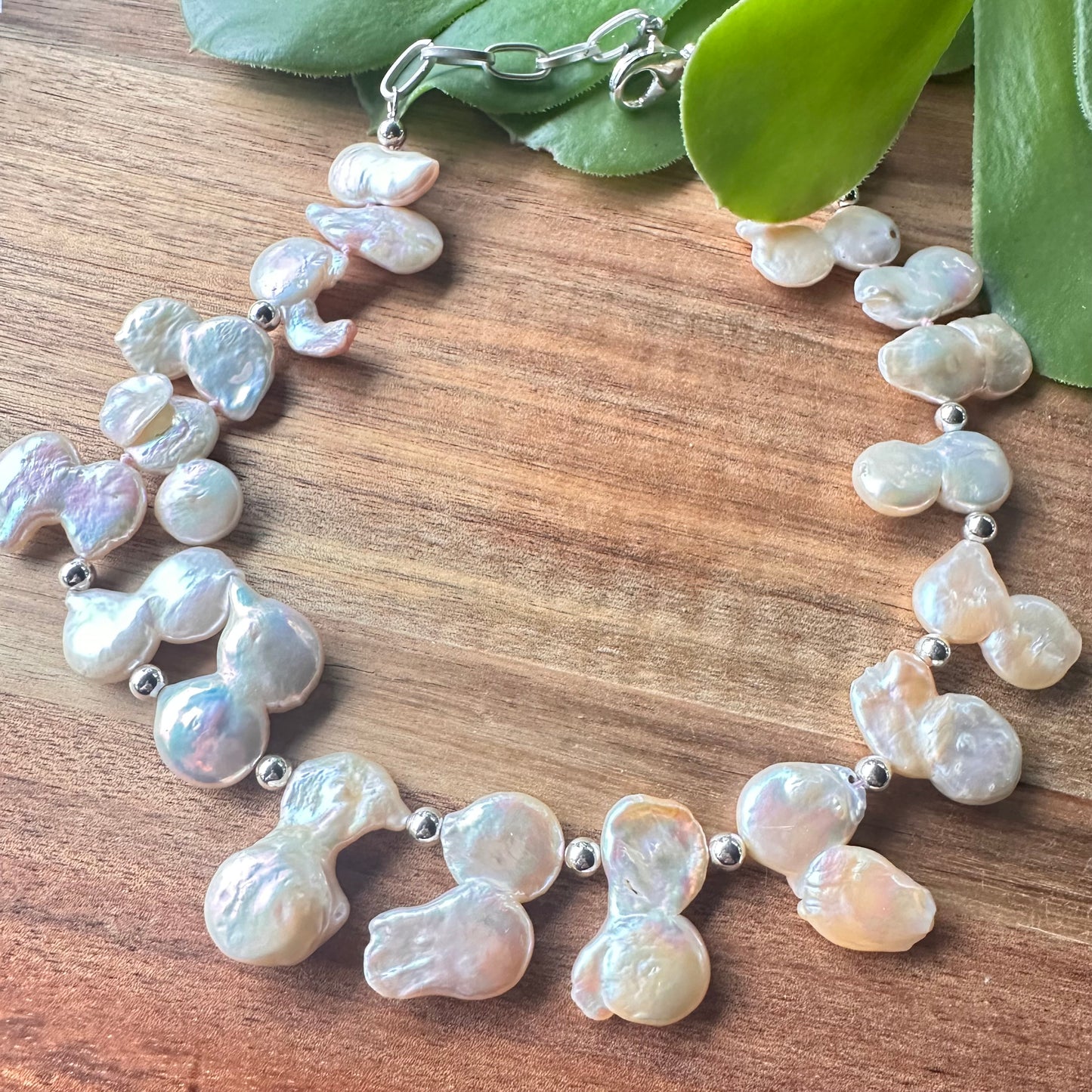 Pearl Statement Necklace (18”-20”)