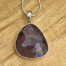 Load image into Gallery viewer, Amethyst 1.5” Necklace 18”
