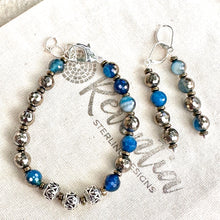Load image into Gallery viewer, E0667 Jasper Hematite Earrings (2”)
