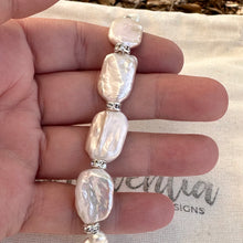 Load image into Gallery viewer, B0327  Pearl Sterling Silver Bracelet
