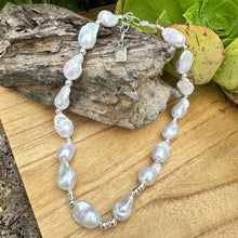 Load image into Gallery viewer, Natural Baroque Pearls Necklace (19”-21”)
