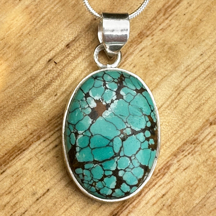 Turquoise 1.5” Necklace 18”
