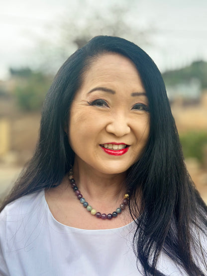 Rainbow Sapphire Gold Necklace