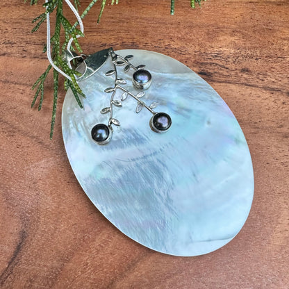 Mother of Pearl Sterling Silver Necklace