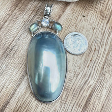 Load image into Gallery viewer, Mabe Pearl 3”Necklace (18&quot;)
