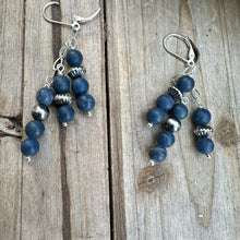 Load image into Gallery viewer, E0655  Lapis Earrings (2.5”)
