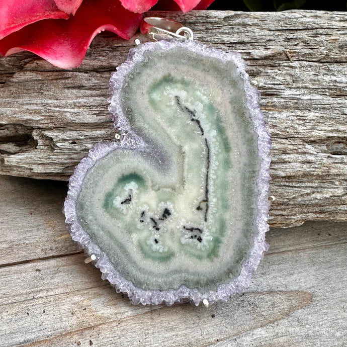 N0784  3” Amethyst Necklace (18