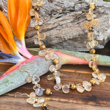 Load image into Gallery viewer, Citrine Sterling Necklace (18”-20”)
