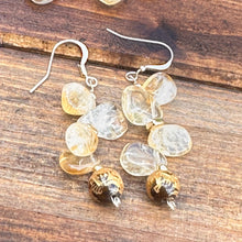 Load image into Gallery viewer, Citrine Sterling Earrings
